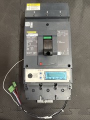 SQUARE D LL400 Circuit Breaker, PowerPacT400A, 3 pole, 600VAC, 50kA LLA36400U54X