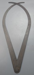 Vintage Unmarked Outside Caliper 19” Large Steel Heavy DutyOld Tool