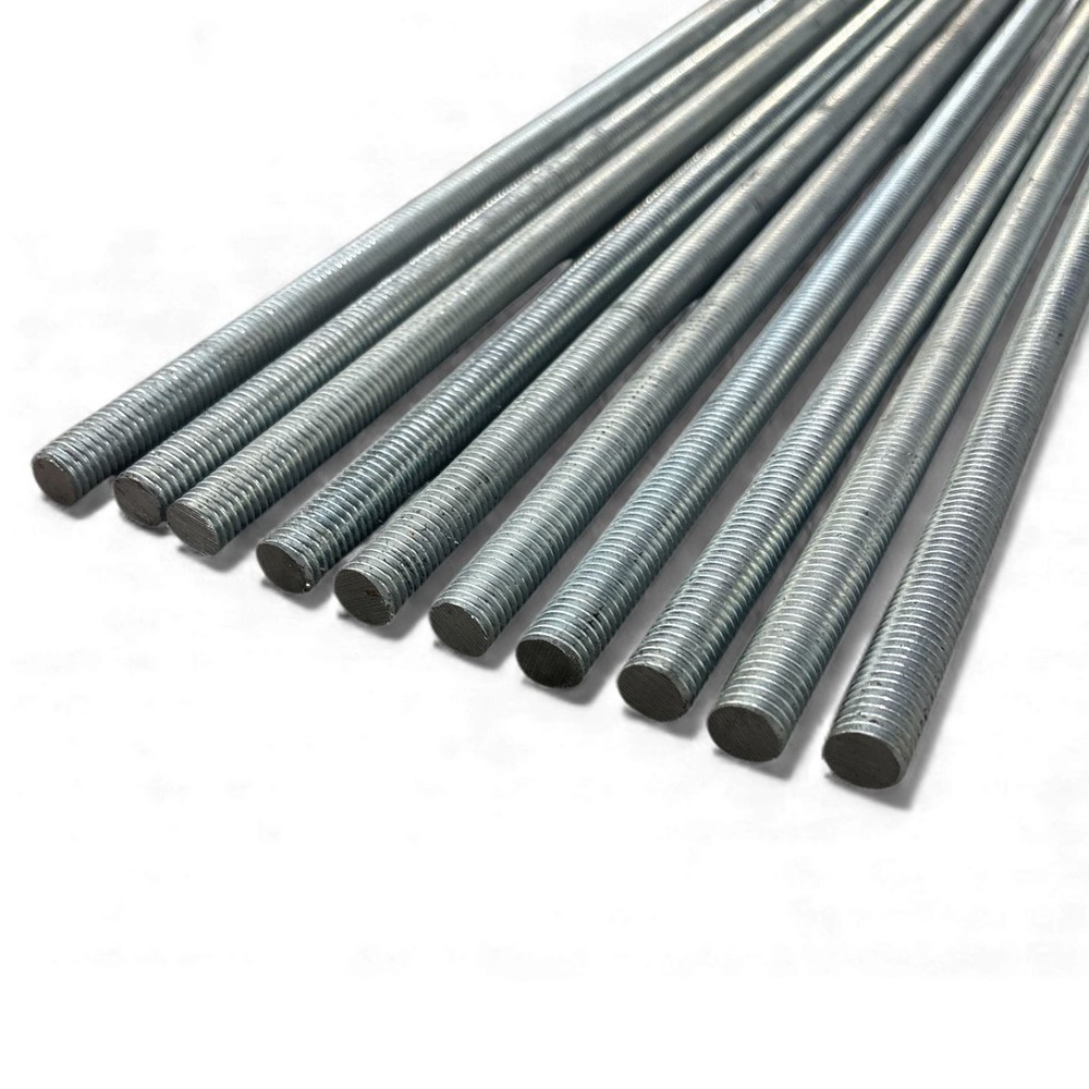 3/8″-16 TPI x 72 inches (10 Pack), Zinc Plated Steel Fully Threaded Rod