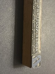 Farrier Industries Inc. , York, PA | Vintage letterpress printing block