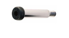 UNBRAKO Shoulder Screw: 8 mm Shoulder Dia, 25 mm Shoulder Length, Pack of 10