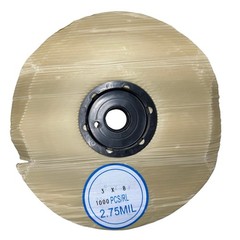 Lot of 3 Rolls: 3″ x 8″ 2.75 Mil Open-End Clear Plastic Poly Bags 1000 Pcs/Roll