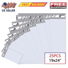 19×24″ Poly Mailers Shipping Envelopes Self Sealing Bags – White