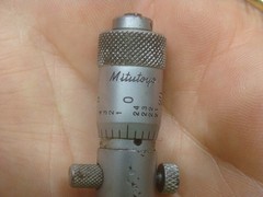 Mitutoyo Depth Micrometer 3-12″ with box – AS SHOWN – see all pics