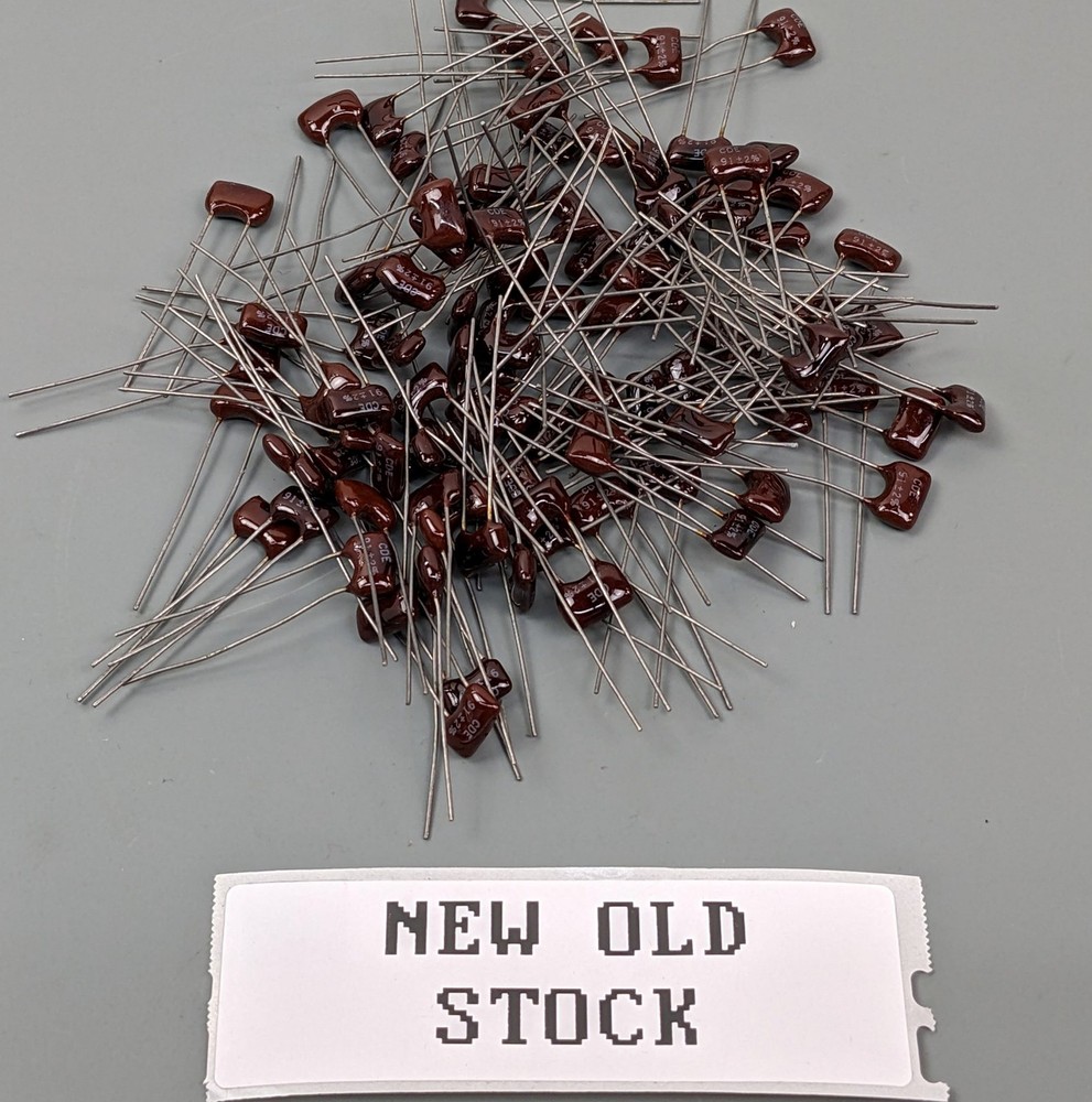 (100) CDE 91pf Silver Mica Capacitors 500v, Tested