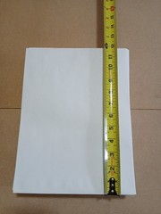 25 Pieces of 9 x 12 White Catalog Envelopes, 24w(90gsm), Lick to seal.