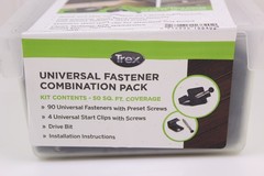 Trex Hideaway Hidden Fastener Kit UNIVCOMBOCLIP01 Universal Fasteners 50 Sq Ft