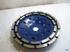 7″ Double Rim Cup Wheel Thread Fast Surface Grinding concrete brick