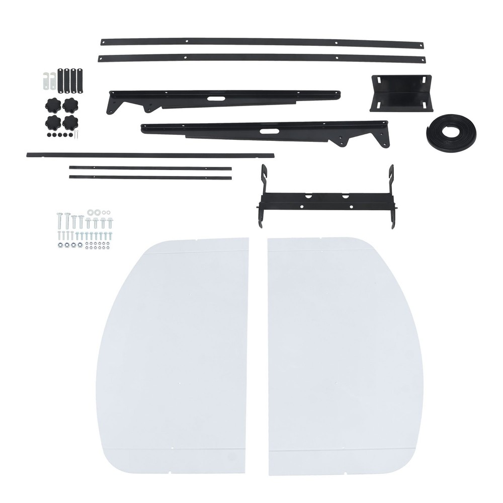 52″ X 52″ For ROPS Snow Shield White Canopy Tractor and Mowe 2″ x 2″ or 2″ x 3″