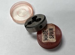 Round Cutting Iron 10-32 UNF HSS – Round Die. Made In Spain. New