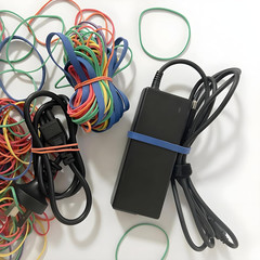 Assorted Rubber Bands Bulk Pack 0.5 lb Strong Elastic Cables, Files, Office