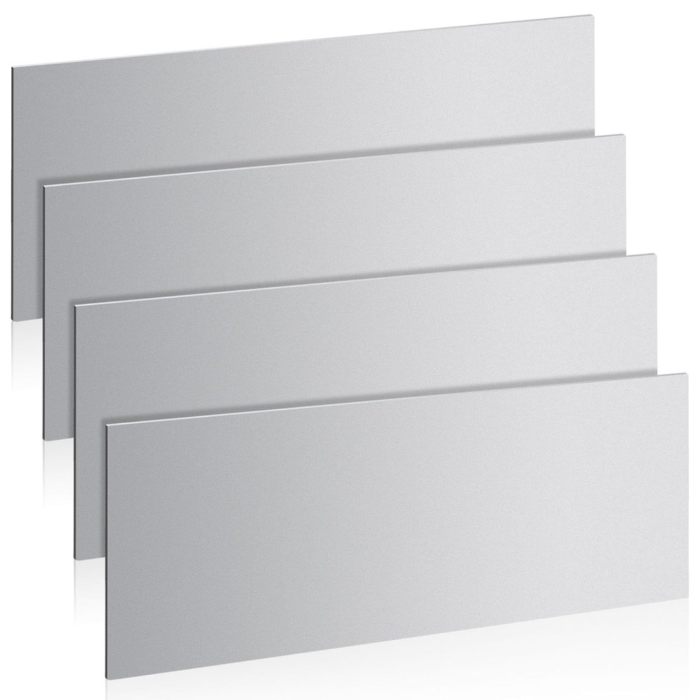 4 Pcs 16 Gauge Steel Sheets Metal Cold Rolled Steel Plate, 12″ X 4″ Weldable Met