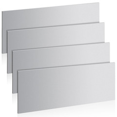 4 Pcs 16 Gauge Steel Sheets Metal Cold Rolled Steel Plate, 12″ X 4″ Weldable Met