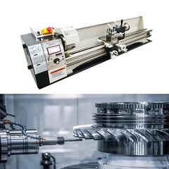 WM210V Inch Precision Instrument Metal Bench Lathe Brushless Motor 8″*39″ 110V