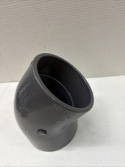 CHARLOTTE 817-060 6″ SCH 80 PVC 45° Elbow Fitting Slip x Slip Gray