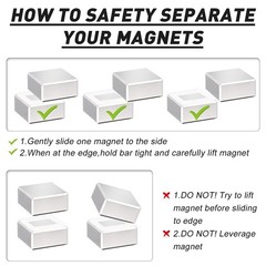 High-Quality Neodymium Magnet, 40x40x20mm, Perfect for DIY and Professional Use