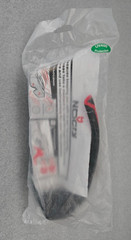 NoCry Safety Glasses Anti Fog Scratch Resistant Wrap-Around Gray Lenses BLK/RED