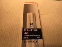 20669 Genuine Sylvania Dulux D/E 26W BULB CF26DD/E/841/ECO 4 pin cool white