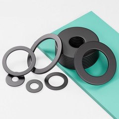 Black Flat Washers Grade 8.8 DIN 9021 Carbon Steel M2 M3 M4 M5 M6 M8 M10 to M30