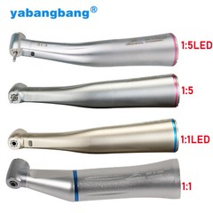SANDENT 1:5 1:1 Electric LED Contra Angle /1:1 20:1 LED Fiber Optic Handpiece