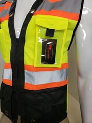 FX Surveyor Two Tone Yellow Safety Vest ANSI/ ISEA 107-2015 Approved