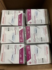 Lot Of 10 Packs., Business Card Size Pockets. Clear And Adhesive. 200ct