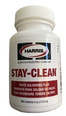 Harris SCPF4 Stay-Clean Paste Soldering Flux 4 oz Bottle