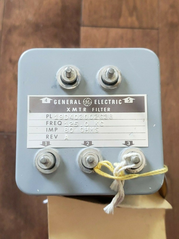 New Surplus Equipment GENERAL ELECTRIC 19D403002G38 XMTR Filter