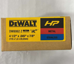 DeWalt DW8062 4-1/2-Inch Diameter by .045-In – 25 piece