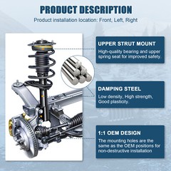Loaded For Toyota For Corolla 1993-2002 Complete Struts Shocks w/ Spring ×4