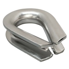SS316 HEAVY DUTY Wire Rope Thimble 1/8″, 3/16″, 5/16″, 3/8″, 1/2″, 3/4″, 7/8″