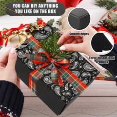 50 Pack Shipping Boxes Corrugated Cardboard Mailing Gift Boxes with Lids Bulk…