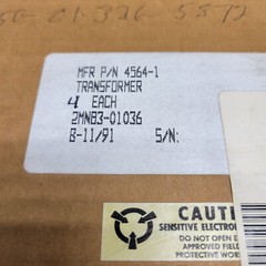 5950-01-326-5872 Power Transformer 5950013265872 013265872 4564-1