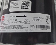 Amana-Goodman 0131M00837 COND FAN MOTOR