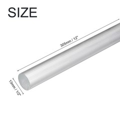 Aluminum Round Rod 1/2″ Diameter 6061 Solid Lathe Metal Bar 12″ L