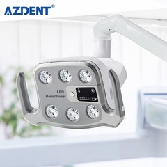 Dental 6 LED Lamp Oral Light Lamp For Unit Chair with LCD Display 3Yellow+3White
