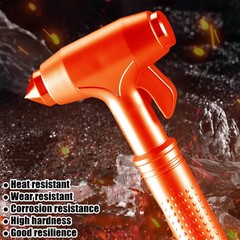 Car Safety Hammer with Window Breaker and Seatbelt Cutter