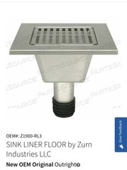 OEM#: Z1900-RL3 SINK LINER FLOOR by Zurn Industries LLC
