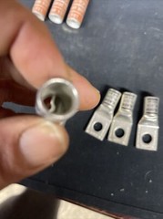 4- ILSCO BLACK DIE 45 2/0 AWG 1/0 FLEX CLNS-2/0-12 COMPRESSION LUG