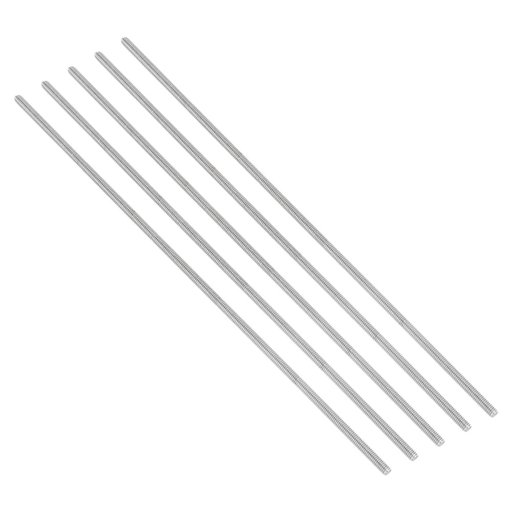 5Pcs #8-32 Fully Threaded Rod 9.8″ Length 304 Stainless Steel Thread Screw