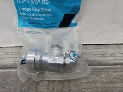 SharkBite • 1/2″x3/8″ OD Loose Key Stop Push-to-Connect (1642698•LB49) Lot Of 5