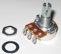 Linear ( B ) Taper 10k Ohm Potentiometer – 6mm (1/4″) Shaft – 1/8 Watt 10000 Ohm