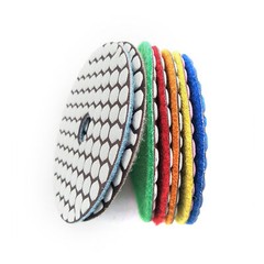 4″ Diamond DRY (73 Piece) Polishing Pad Grit 50 100 200 400 granite marble glass