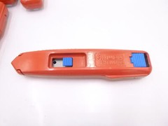 12Pk Allway Tools SRK-B6 Aluminum Self-Retracting Safety Knife w/ 6 Blades