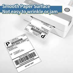 4×6″ Direct Thermal Shipping Labels Self-Adhesive Paper,500-2000 Label Per Roll
