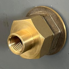 Garden Hose Thread Connector Adapter 1/4″ NPT to 3/4″ GHT Female Brass Garden Ho