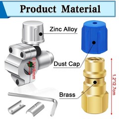 A/C Refrigerant Retrofit Valve Kit R12 to R134A Low Side BPV31 Piercing Valve Se