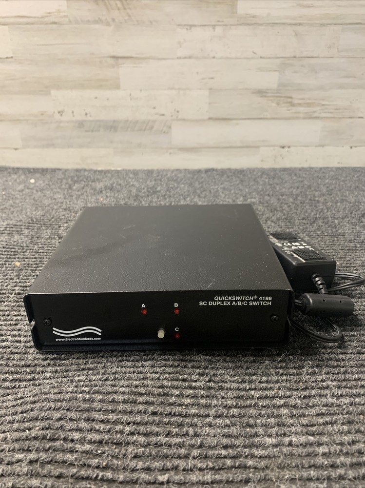 Electro Standards QuickSwitch 4186 Fiber Optic SC Duplex A/B/C Switch