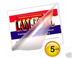 200/pack LAM-IT-ALL 5 Mil Military Card Hot Laminating Pouches 2-5/8 x 3-7/8