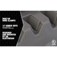 Smart Box 3-Gang Multi-Mount Adjustable Depth Device Box